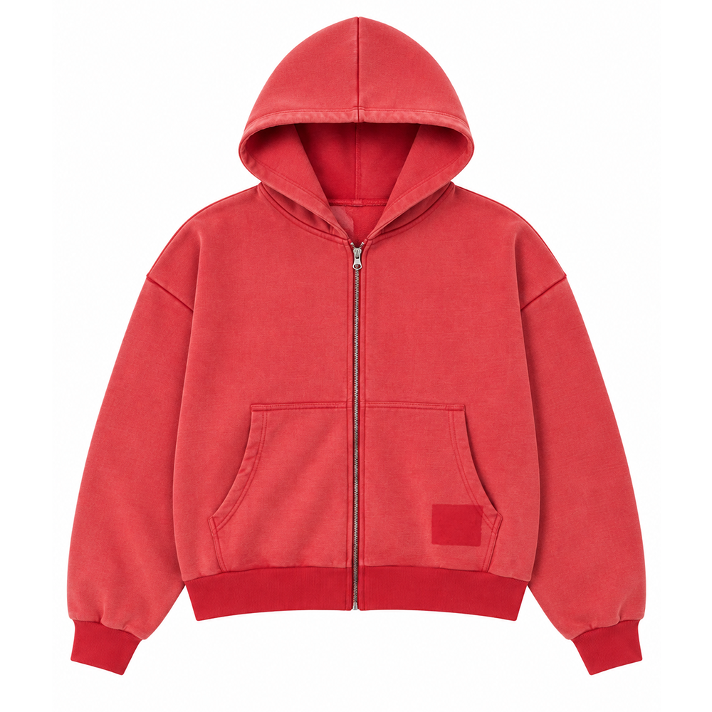 MNML Vintage Zip Up Hoodie